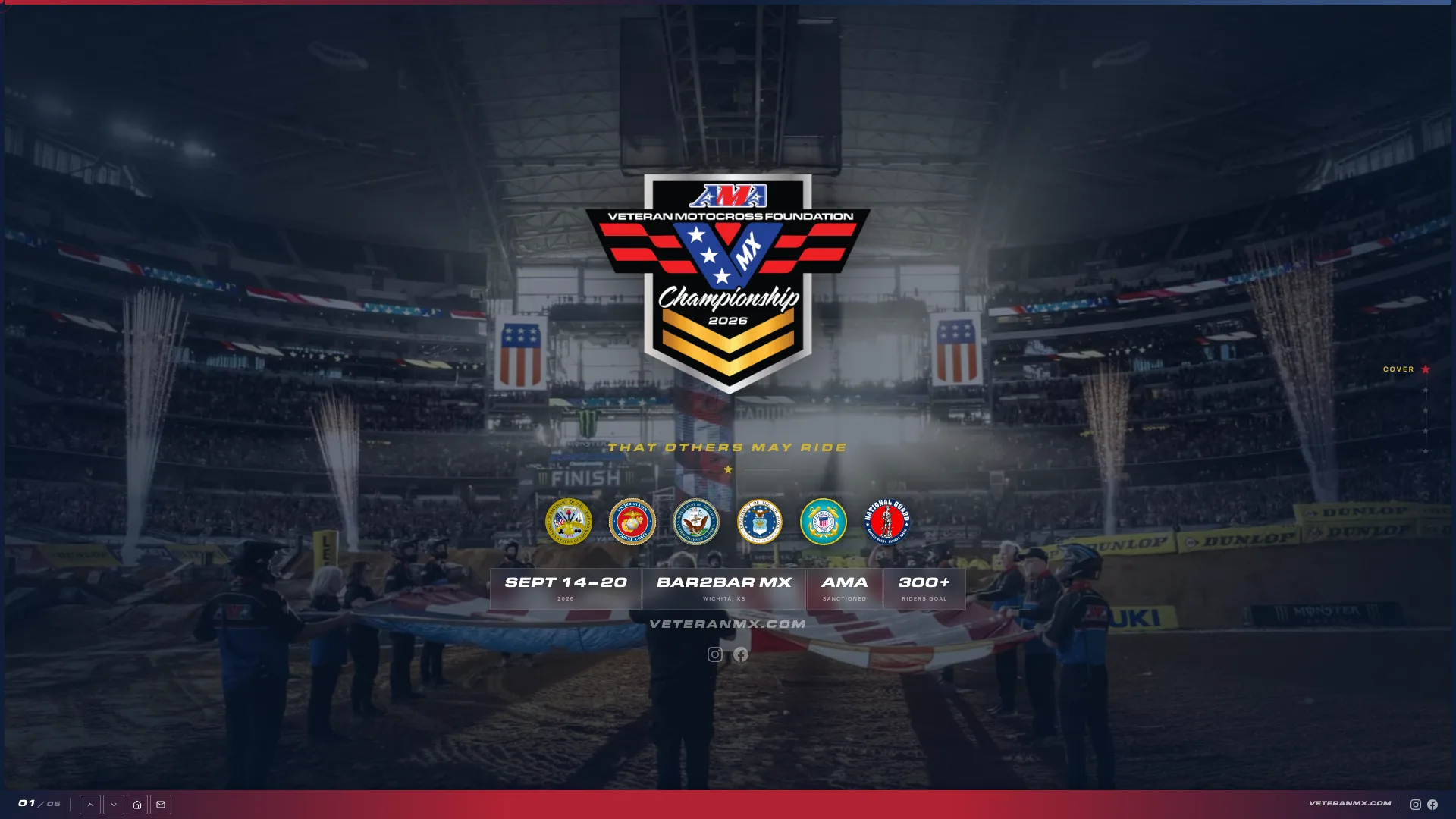 Veterans MX Championship race deck